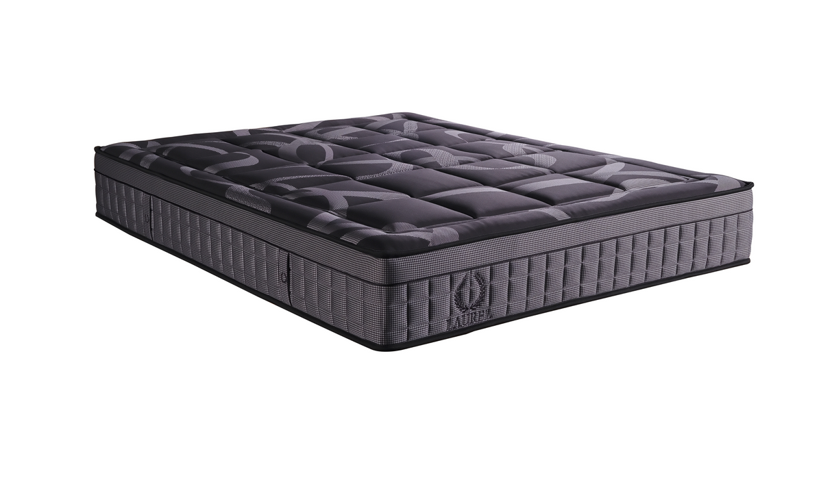 Laurel - Black Euro Top - Mundo Bedding