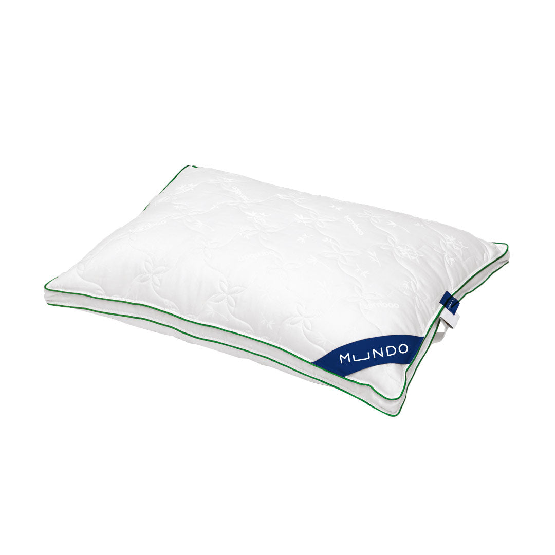 P108 Pillow – Organic Bamboo Fiber - Breathability - Moisture Absorption - Mundo Bedding