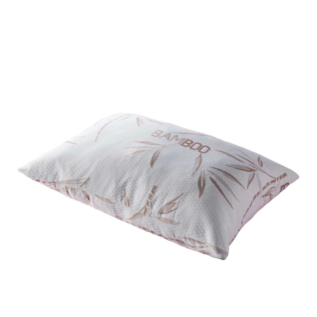 Bambooline Pillow – Organic Bamboo Fiber Filling – Antibacterial Structure -  Mundo Bedding