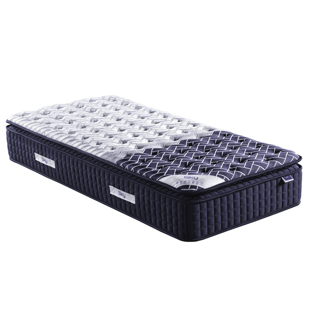 Sky Mattress – 7-Zone Spring -  Dual Comfort Layer - Breathable Fabric - Mundo Bedding