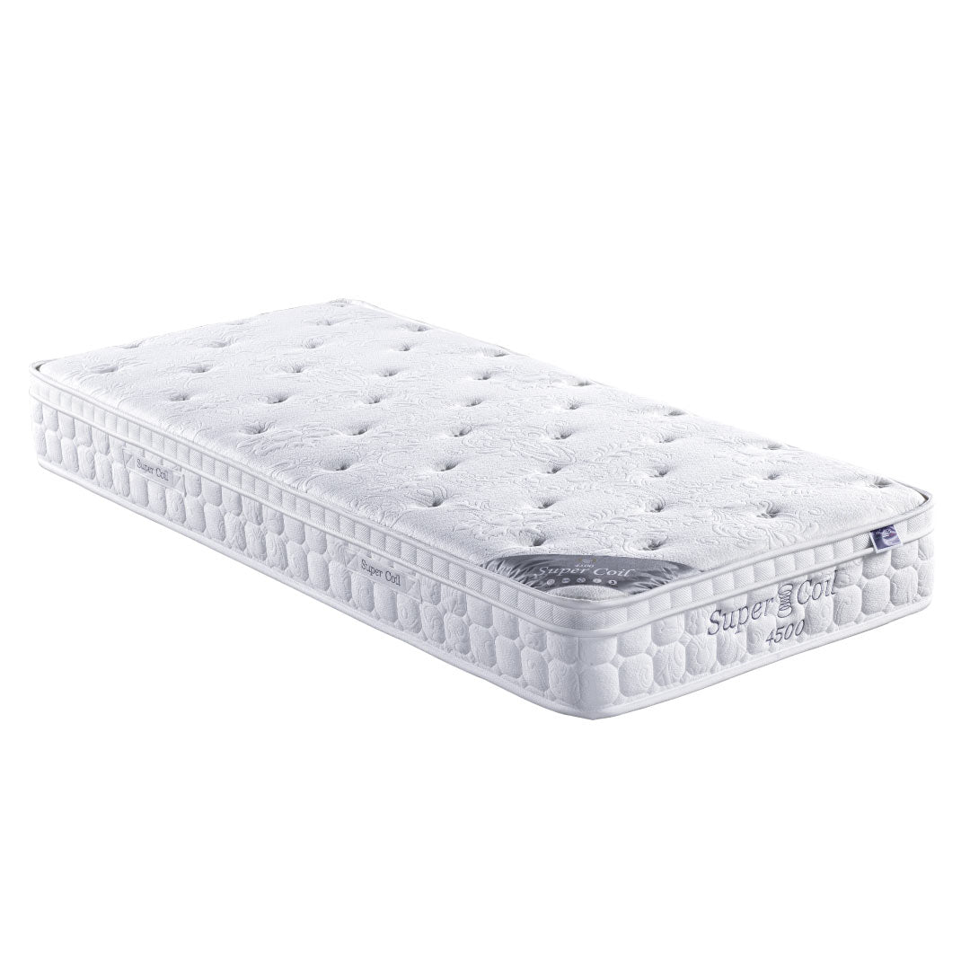 Super Coil Mattress – Spring System - Wide Weight Support - MundoBedding